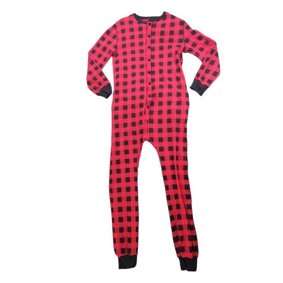 Silver Lilly Other - Silver Lilly Plaid Onesie Pajamas